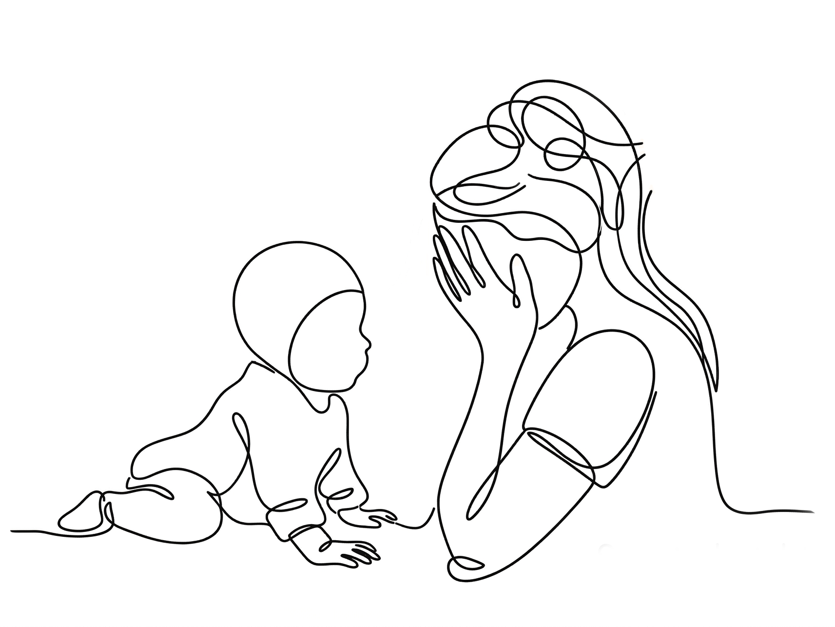 Illustration postnatale Depression